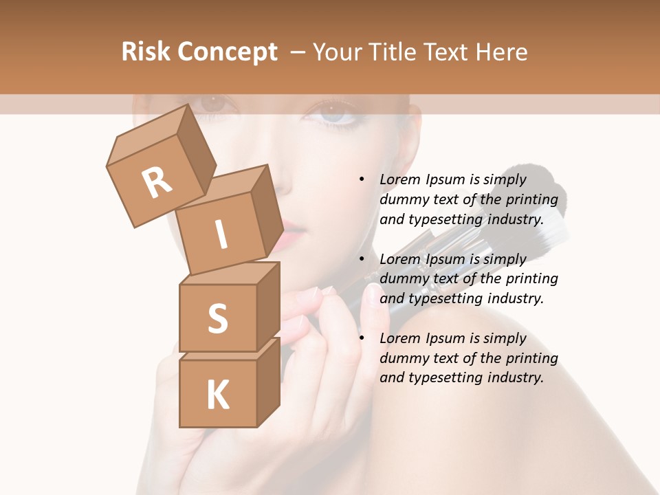 Beauty Cosmetic Female PowerPoint Template