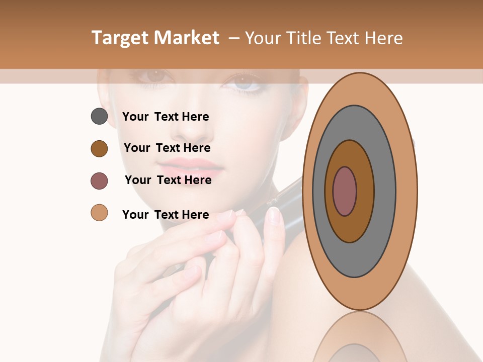 Beauty Cosmetic Female PowerPoint Template