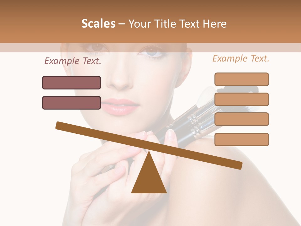 Beauty Cosmetic Female PowerPoint Template