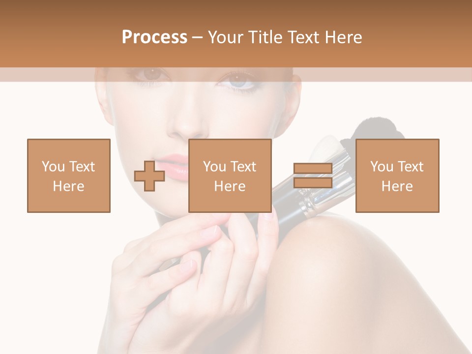 Beauty Cosmetic Female PowerPoint Template
