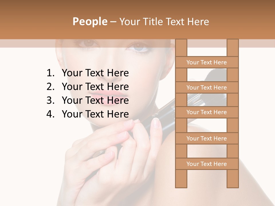 Beauty Cosmetic Female PowerPoint Template