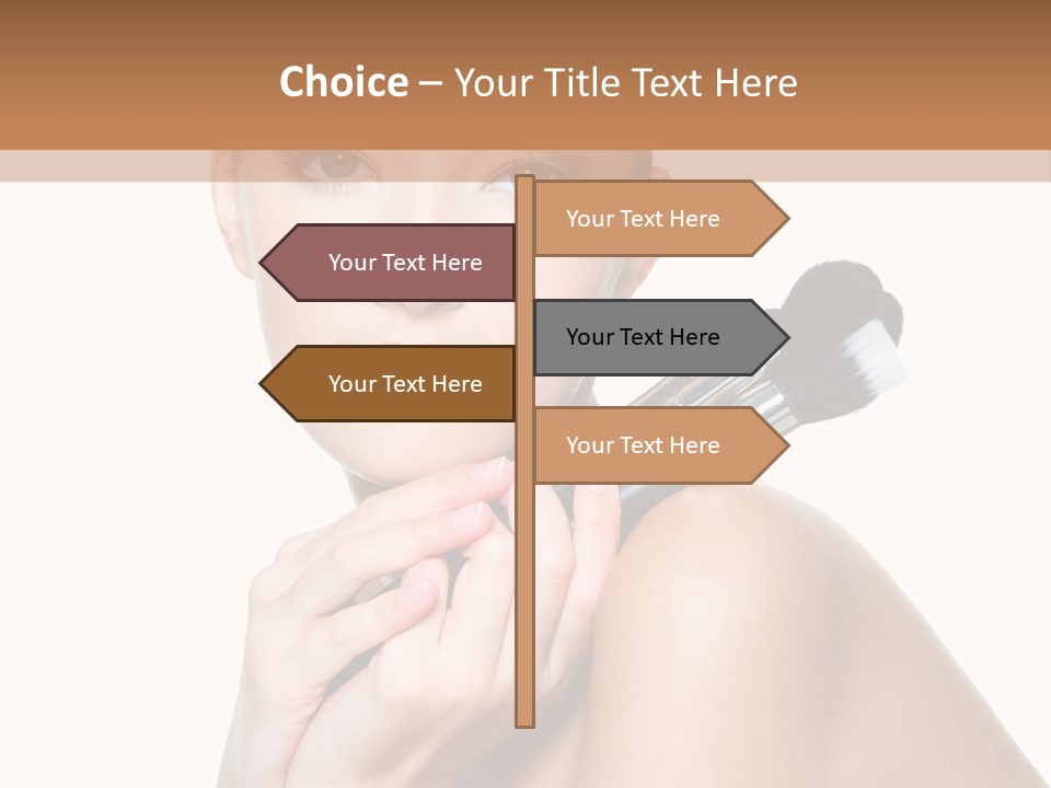 Beauty Cosmetic Female PowerPoint Template
