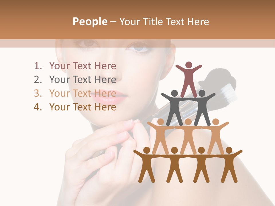 Beauty Cosmetic Female PowerPoint Template
