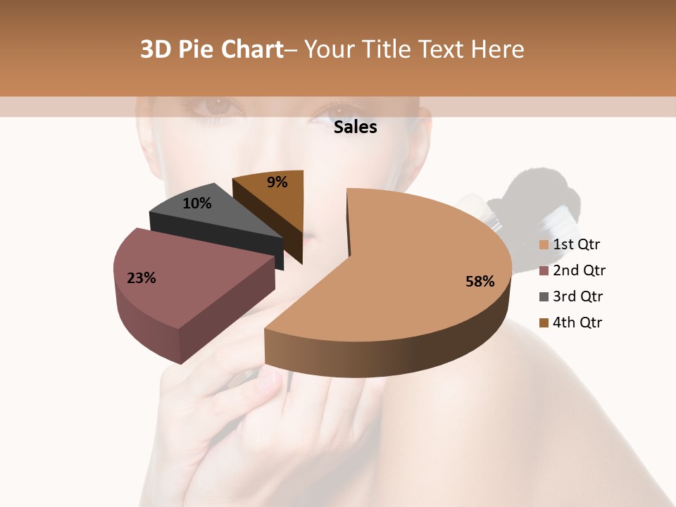 Beauty Cosmetic Female PowerPoint Template