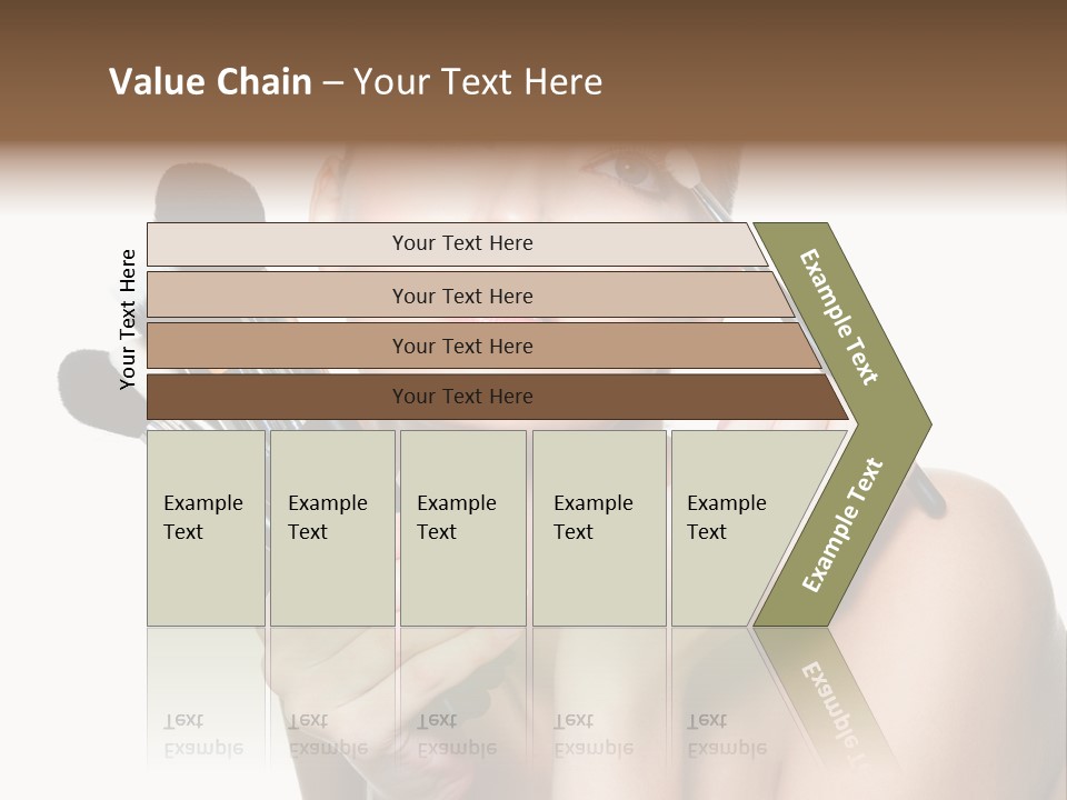 Copy Space Blusher Hold PowerPoint Template