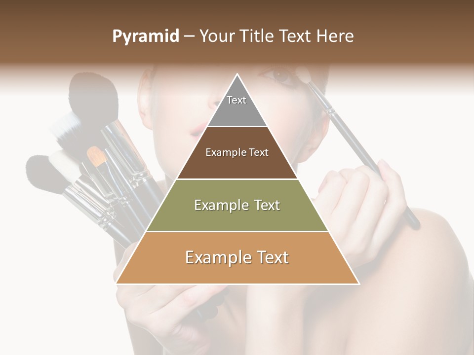 Copy Space Blusher Hold PowerPoint Template