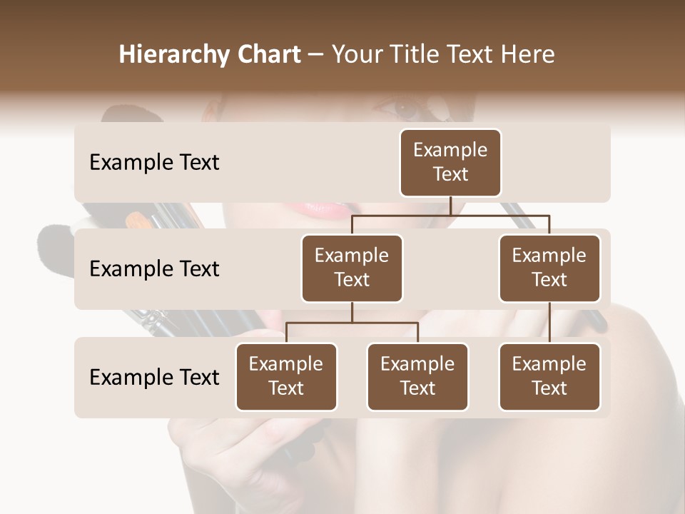 Copy Space Blusher Hold PowerPoint Template
