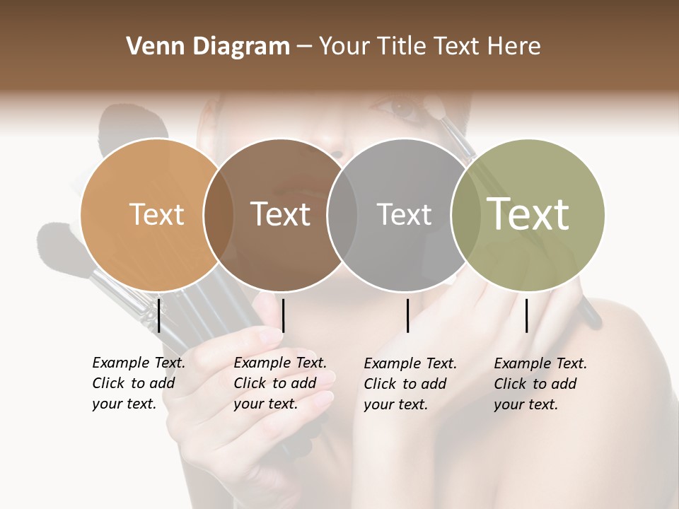 Copy Space Blusher Hold PowerPoint Template