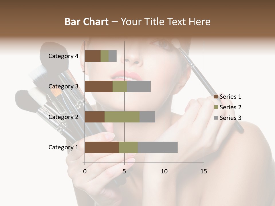 Copy Space Blusher Hold PowerPoint Template