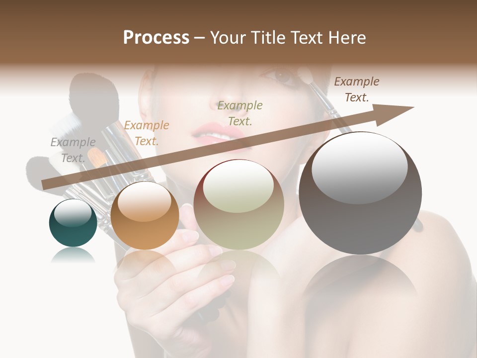 Copy Space Blusher Hold PowerPoint Template