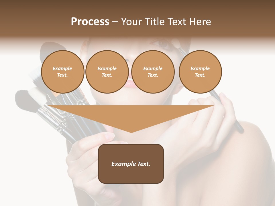 Copy Space Blusher Hold PowerPoint Template