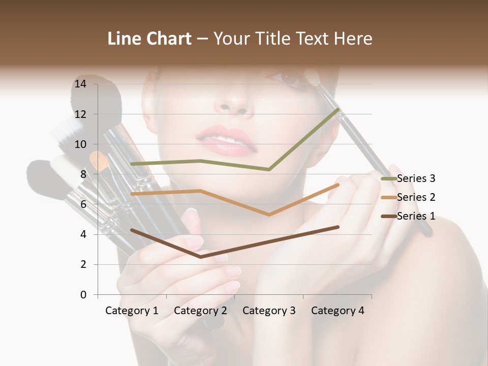 Copy Space Blusher Hold PowerPoint Template