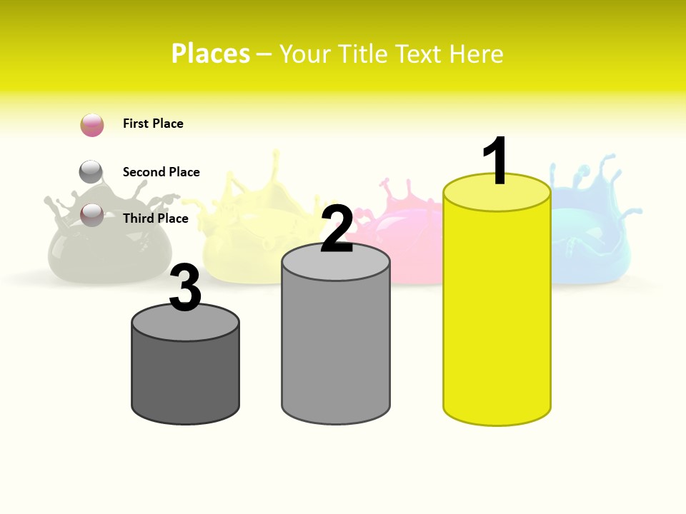 Painter Symbol Colour PowerPoint Template