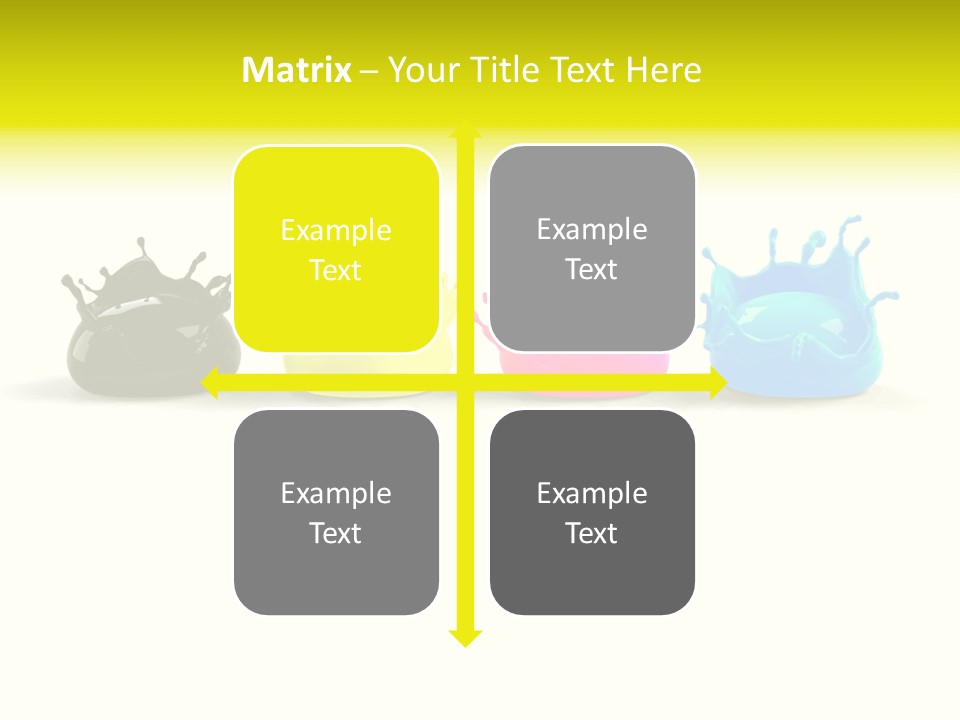 Painter Symbol Colour PowerPoint Template