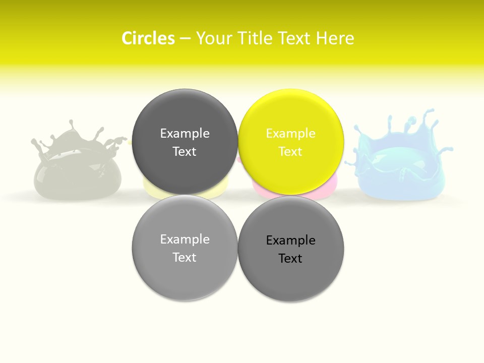 Painter Symbol Colour PowerPoint Template