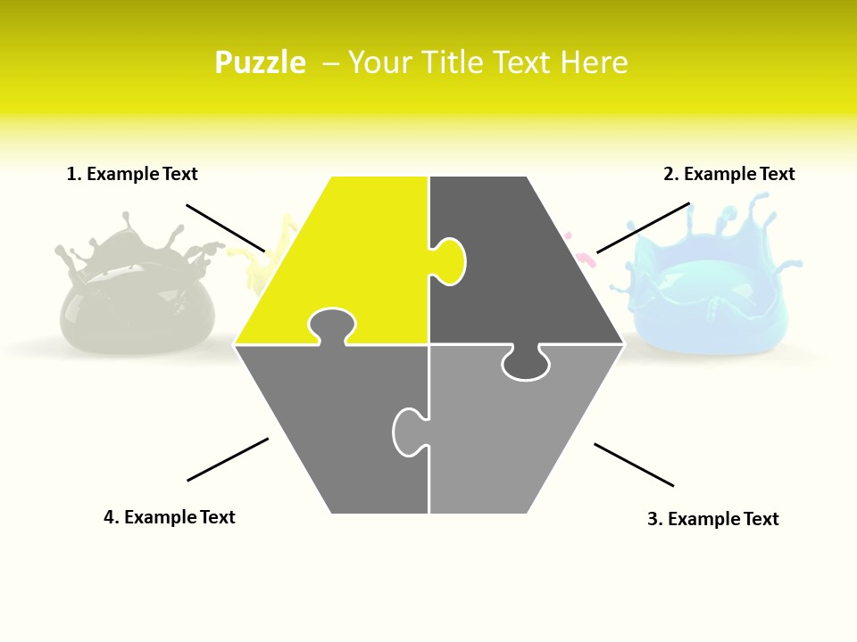 Painter Symbol Colour PowerPoint Template