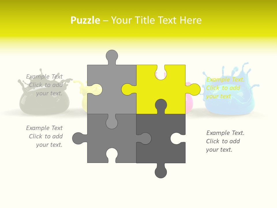 Painter Symbol Colour PowerPoint Template