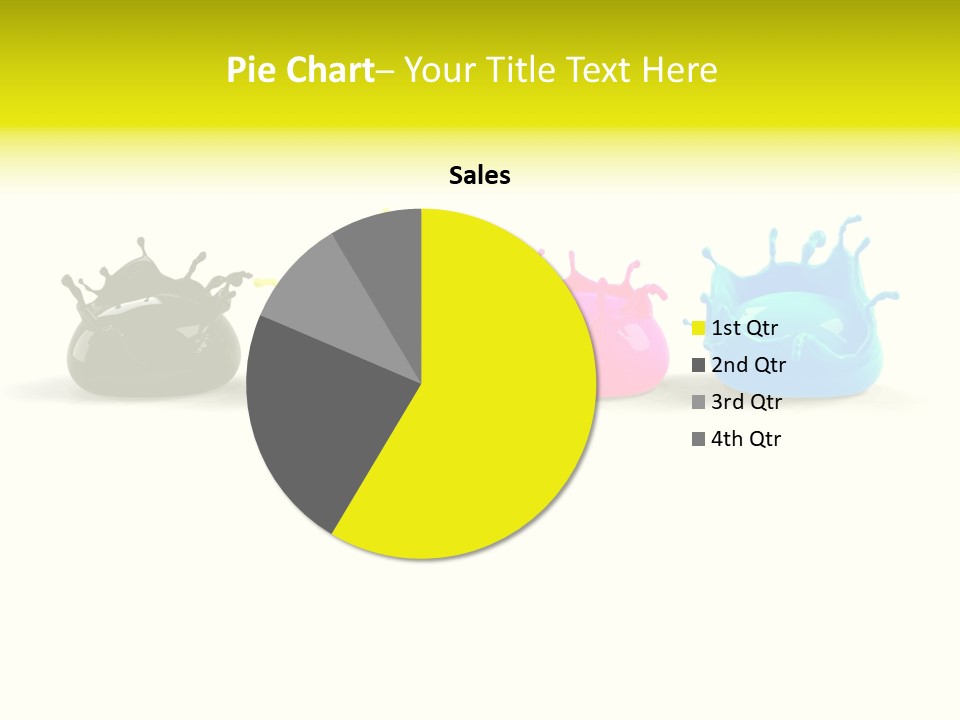 Painter Symbol Colour PowerPoint Template