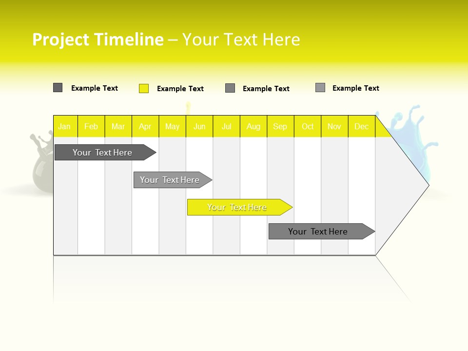 Painter Symbol Colour PowerPoint Template