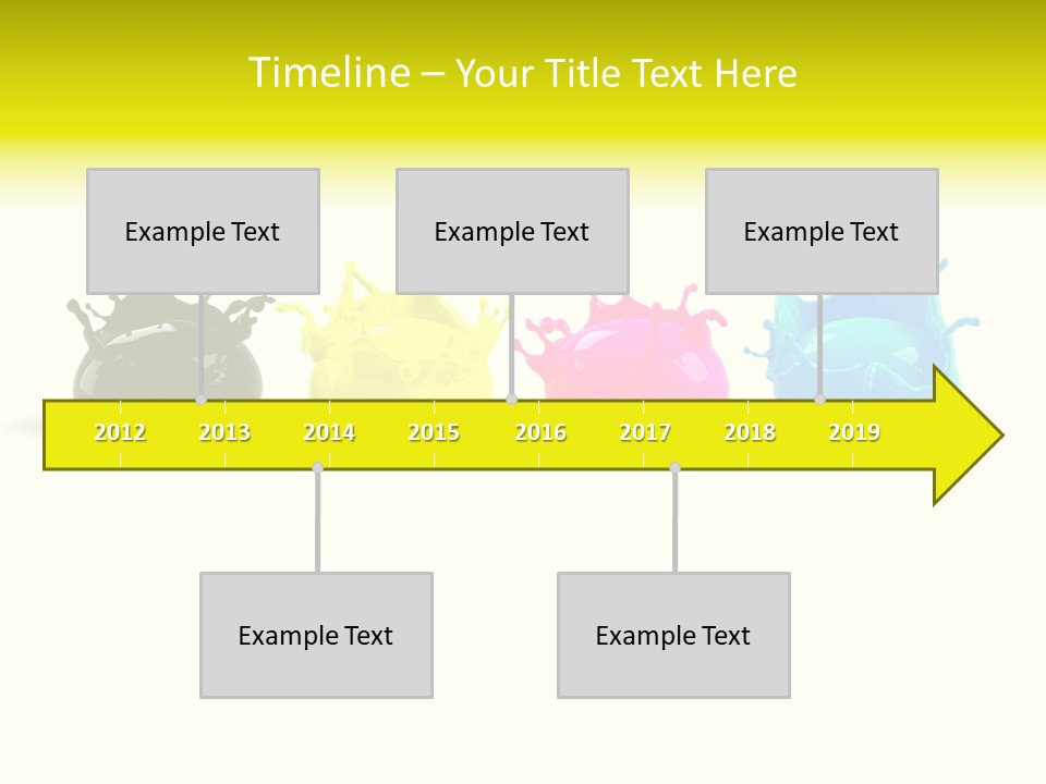 Painter Symbol Colour PowerPoint Template
