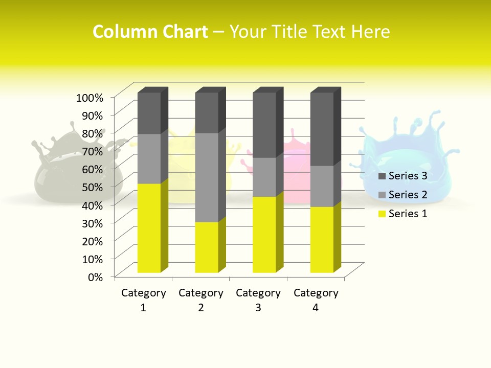 Painter Symbol Colour PowerPoint Template