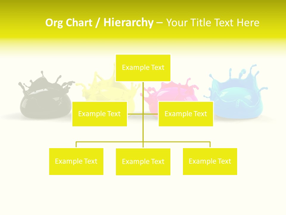 Painter Symbol Colour PowerPoint Template