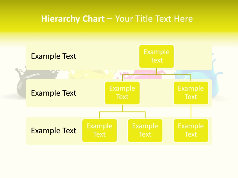 Painter Symbol Colour PowerPoint Template
