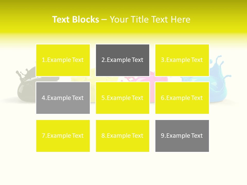 Painter Symbol Colour PowerPoint Template