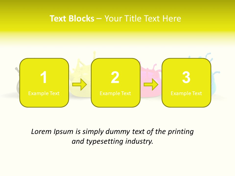 Painter Symbol Colour PowerPoint Template