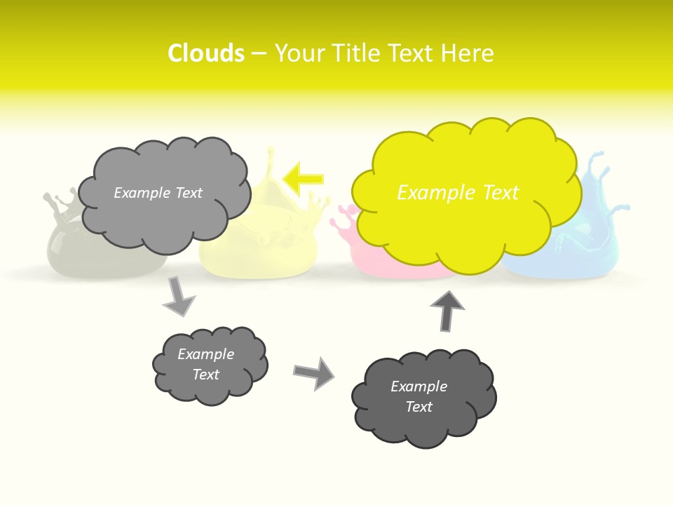 Painter Symbol Colour PowerPoint Template