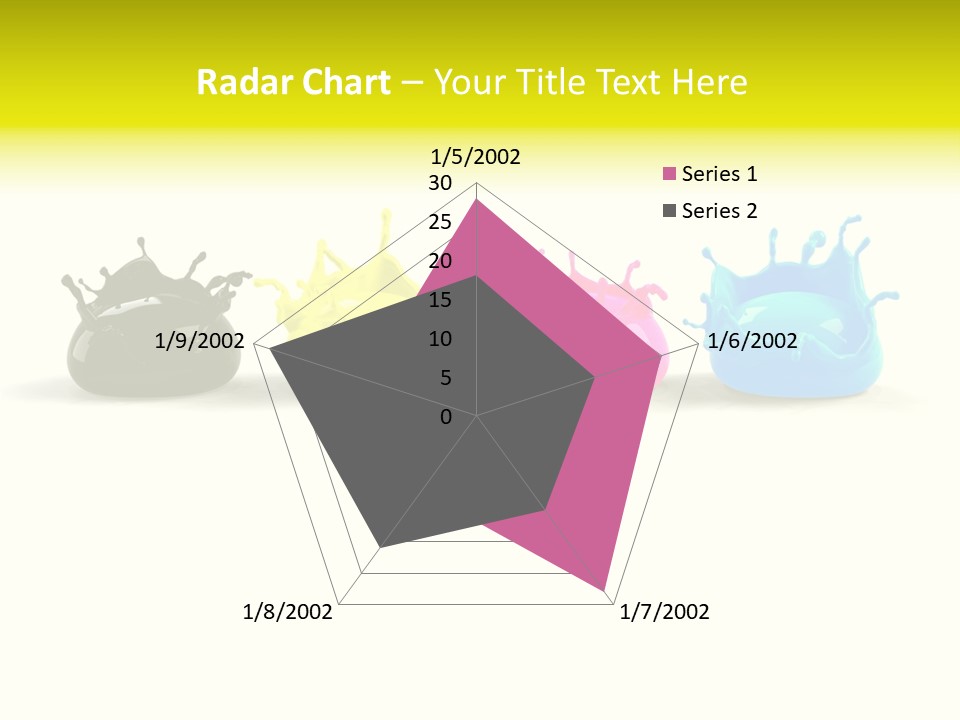 Painter Symbol Colour PowerPoint Template