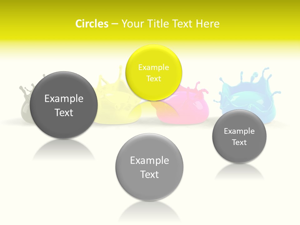 Painter Symbol Colour PowerPoint Template