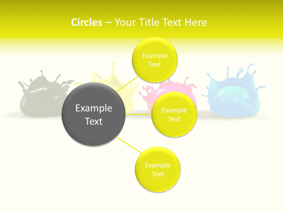 Painter Symbol Colour PowerPoint Template