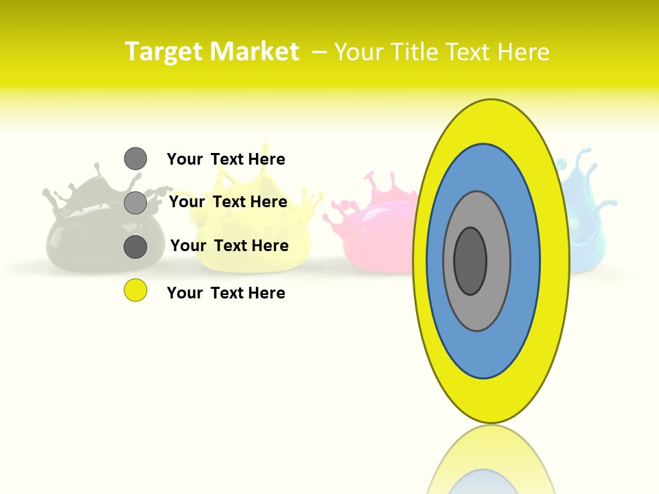 Painter Symbol Colour PowerPoint Template