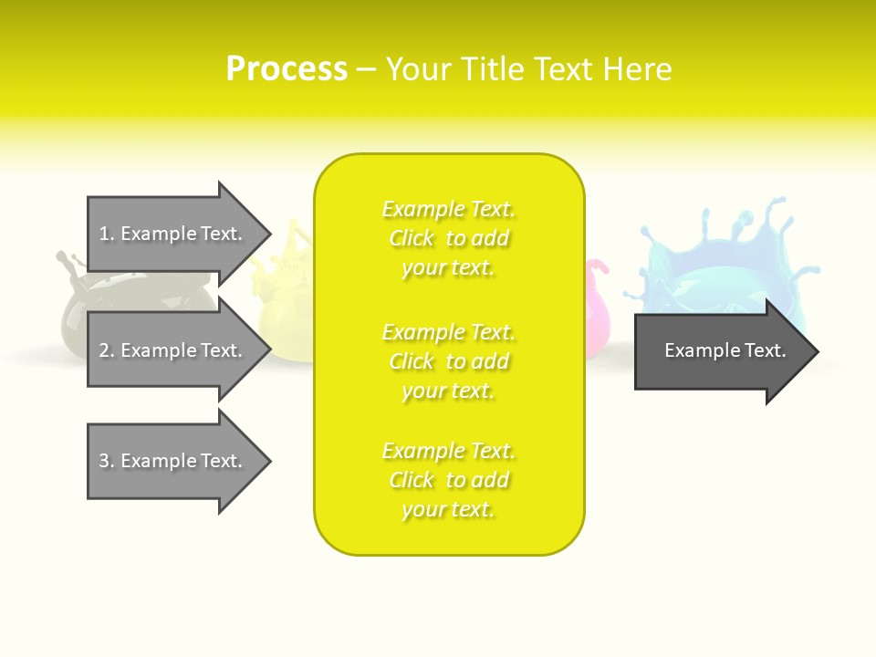 Painter Symbol Colour PowerPoint Template