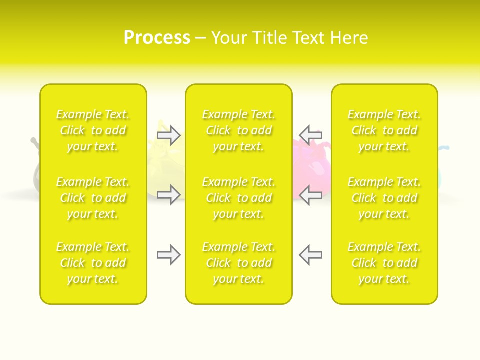 Painter Symbol Colour PowerPoint Template