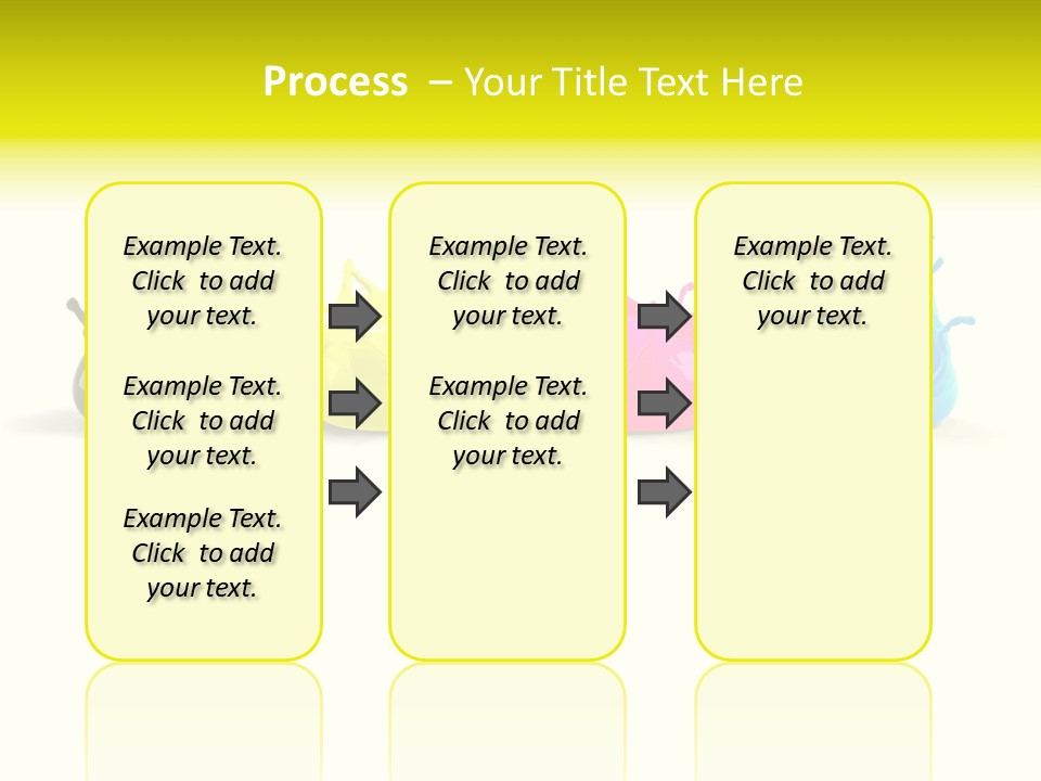 Painter Symbol Colour PowerPoint Template