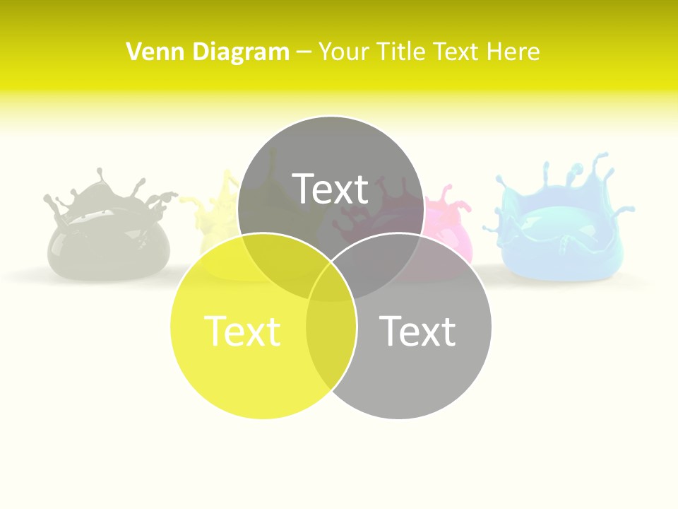 Painter Symbol Colour PowerPoint Template