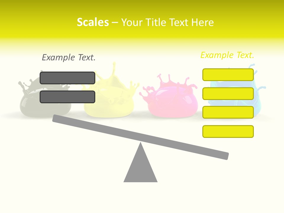 Painter Symbol Colour PowerPoint Template