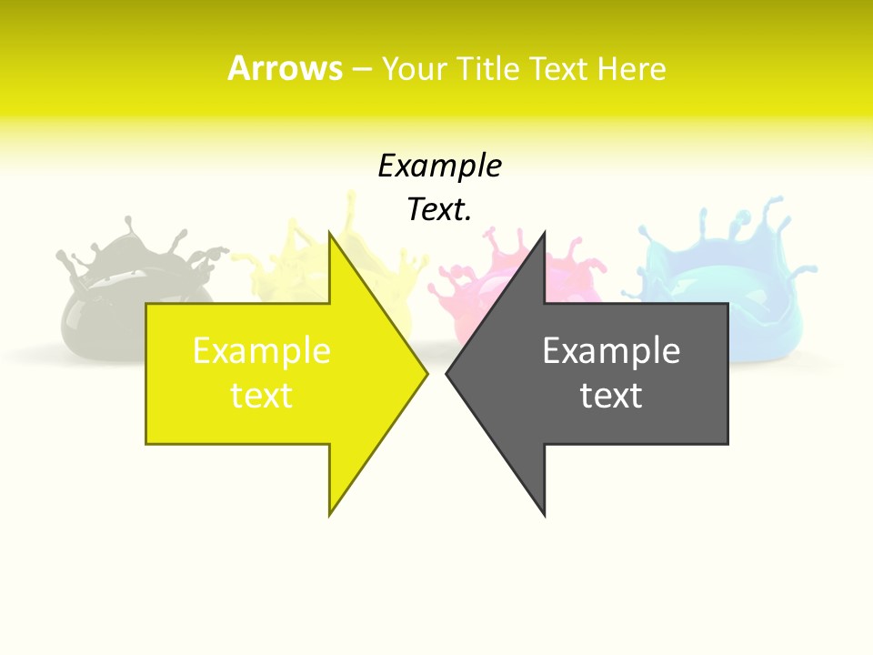 Painter Symbol Colour PowerPoint Template