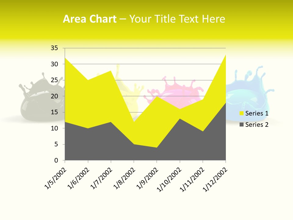 Painter Symbol Colour PowerPoint Template