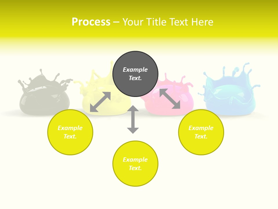 Painter Symbol Colour PowerPoint Template