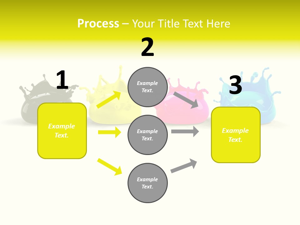 Painter Symbol Colour PowerPoint Template