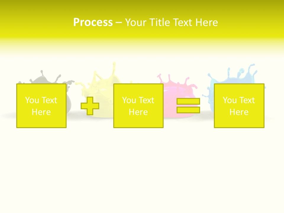 Painter Symbol Colour PowerPoint Template