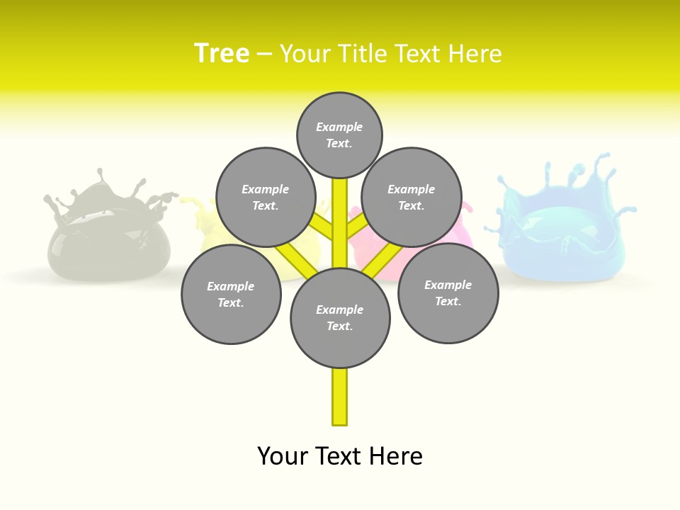 Painter Symbol Colour PowerPoint Template