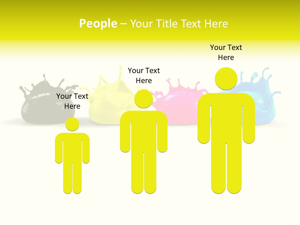 Painter Symbol Colour PowerPoint Template