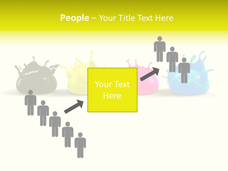 Painter Symbol Colour PowerPoint Template