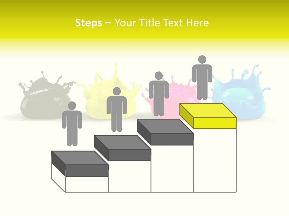 Painter Symbol Colour PowerPoint Template