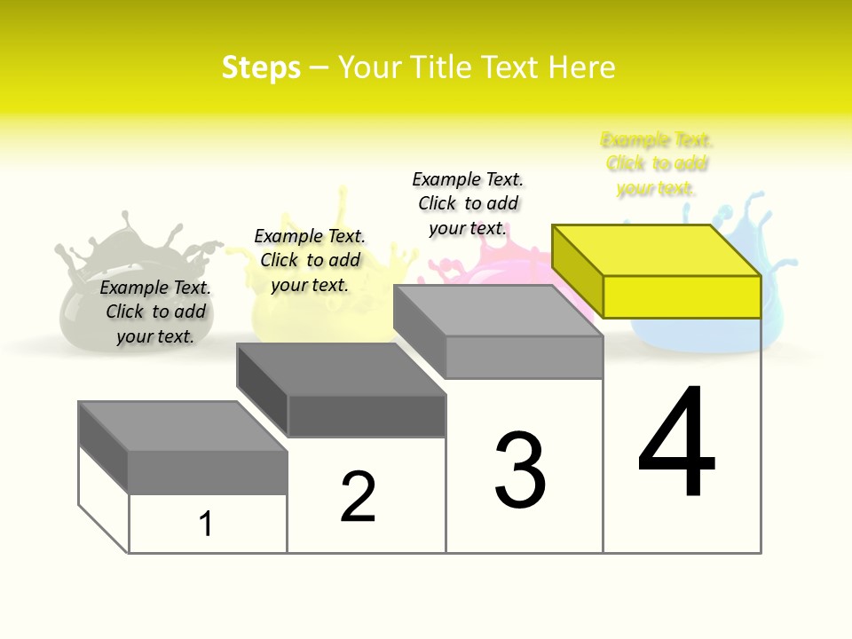 Painter Symbol Colour PowerPoint Template