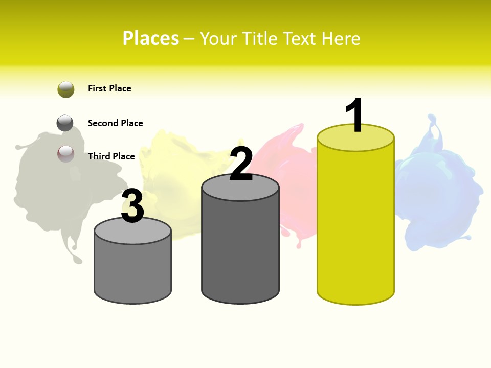 Print Shop Black Creativity PowerPoint Template